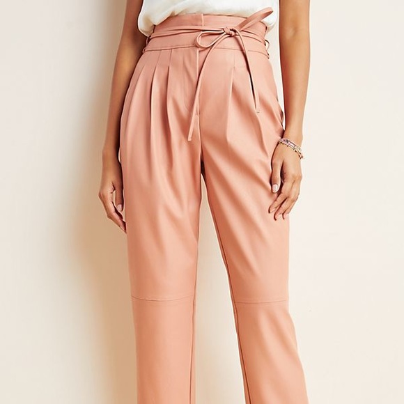 Anthropologie Faux Leather Pants 